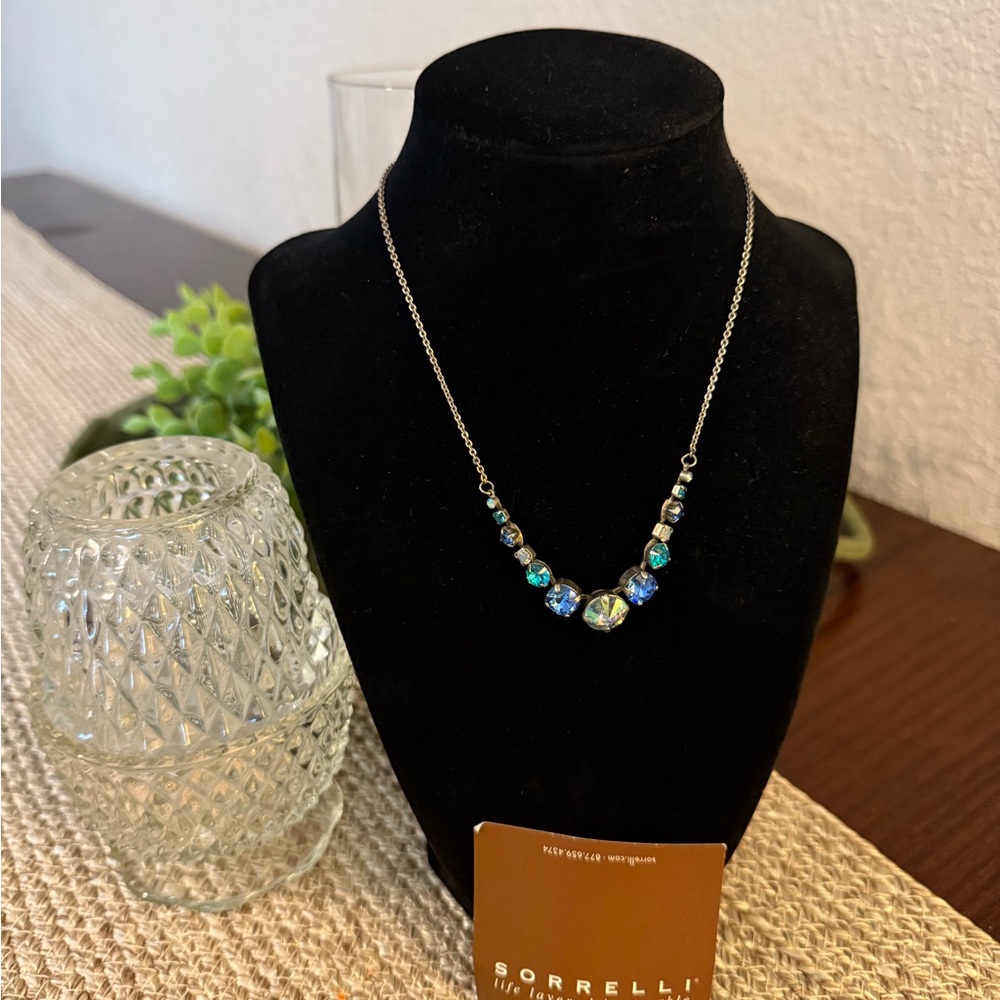 Sorrelli Blue and Silver Multi-Strand Necklace